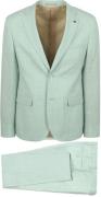 Suitable Toulon Kostuum Wol Surf Groen