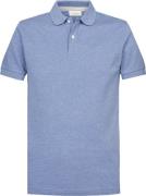 Profuomo Piqué Poloshirt Blauw