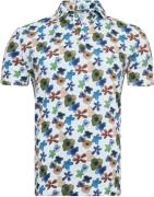 R2 Amsterdam Piqué Polo Print Multicolor