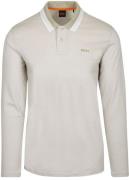 BOSS Peoxfordlong Polo Beige