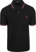 Fred Perry M3600 Polo Zwart Y67