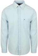 Tommy Hilfiger Chambray Overhemd Lichtblauw