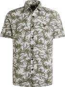 PME Legend Short Sleeve Overhemd Print Groen