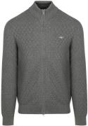 Gant Vest Texture Grijs