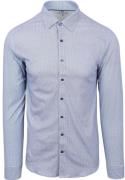 Desoto Overhemd Print Blauw