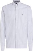 Tommy Hilfiger Oxford Overhemd Streep Lichtblauw