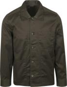 Marc O'Polo Overshirt Twill Bruin