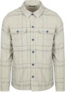 NZA Overshirt Atlas Tenax Check Blauw