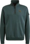 PME Legend Half Zip Trui Interlock Jersey Petrol