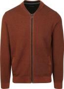 Casa Moda Vest Zip Structure Brique