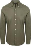McGregor Overhemd Piqué Stretch Groen