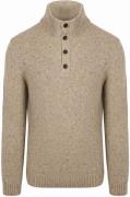 Gant Mocker Pullover Wool Blend Sand