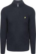 Lyle & Scott Half Zip Pullover Lamswol Navy