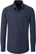 Casa Moda Overhemd Structure Navy