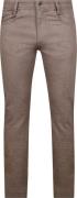 Mac Broek Arne Melange Bruin