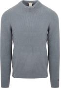 Cast Iron Trui Knitted Storm Blauw