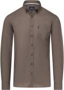 State Of Art Overhemd Print Bruin