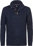 Petrol Kabeltrui Half Zip Hamilton Navy