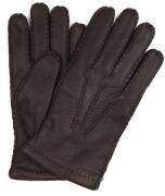 Hestra Handschoen Matthew Leer Donkerbruin