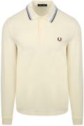 Fred Perry Longsleeve Polo Ecru Z46