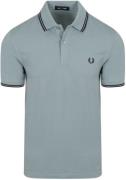 Fred Perry Polo Twin Tipped M3600 Blauw Z56