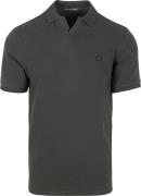 No Excess Poloshirt Riva Solid Antraciet