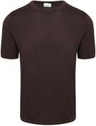 Profuomo T-Shirt Knitted Bruin