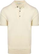 Profuomo Knitted Poloshirt Ecru