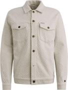 Cast Iron Overshirt Jacquard Ecru