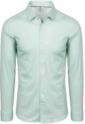 Desoto Overhemd Oxford Optics Turquoise