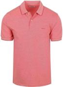 Gant 2Tone Piqué Poloshirt Rood