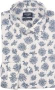 Olymp Luxor Overhemd Print Blauw