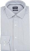 Olymp Luxor Overhemd Checks Beige Blauw