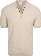 R2 Amsterdam Knitted Polo Beige
