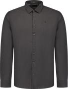 No Excess Overhemd Linnen Blend Dark Steel