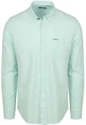NZA Shirt Linnen Blend Aqua