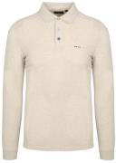 NZA Longsleeve Polo Marshall Light Cream