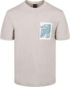 BOSS T-shirt Te Board Grijs