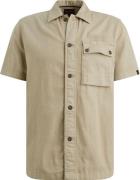PME Legend Short Sleeve Overhemd Slub Twill Spray Green