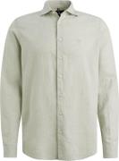 Vanguard Overhemd Linnen Blend Lichtgroen