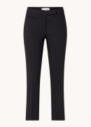 Hobbs Annie high waist slim fit cropped pantalon met paspelzakken