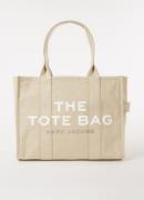 Marc Jacobs The Large Tote shopper van canvas met logoprint