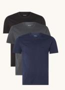 HUGO BOSS T-shirt met ronde hals in 3-pack