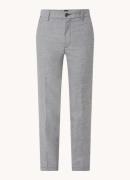 HUGO BOSS H-Kane slim fit pantalon met microdessin