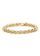 Diamond Point Geelgouden schakelarmband Timeless Treasures 19 cm