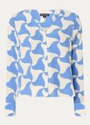 Whistles Spun blouse met grafische print