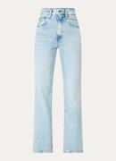 Tommy Hilfiger High waist straight fit jeans met lichte wassing