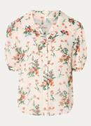 L-K-Bennett Flora blouse met bloemenprint