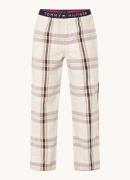 Tommy Hilfiger Pyjamabroek met ruitdessin en logoband