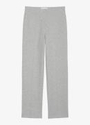 Marc O'Polo High waist slim fit pantalon met gemêleerd dessin